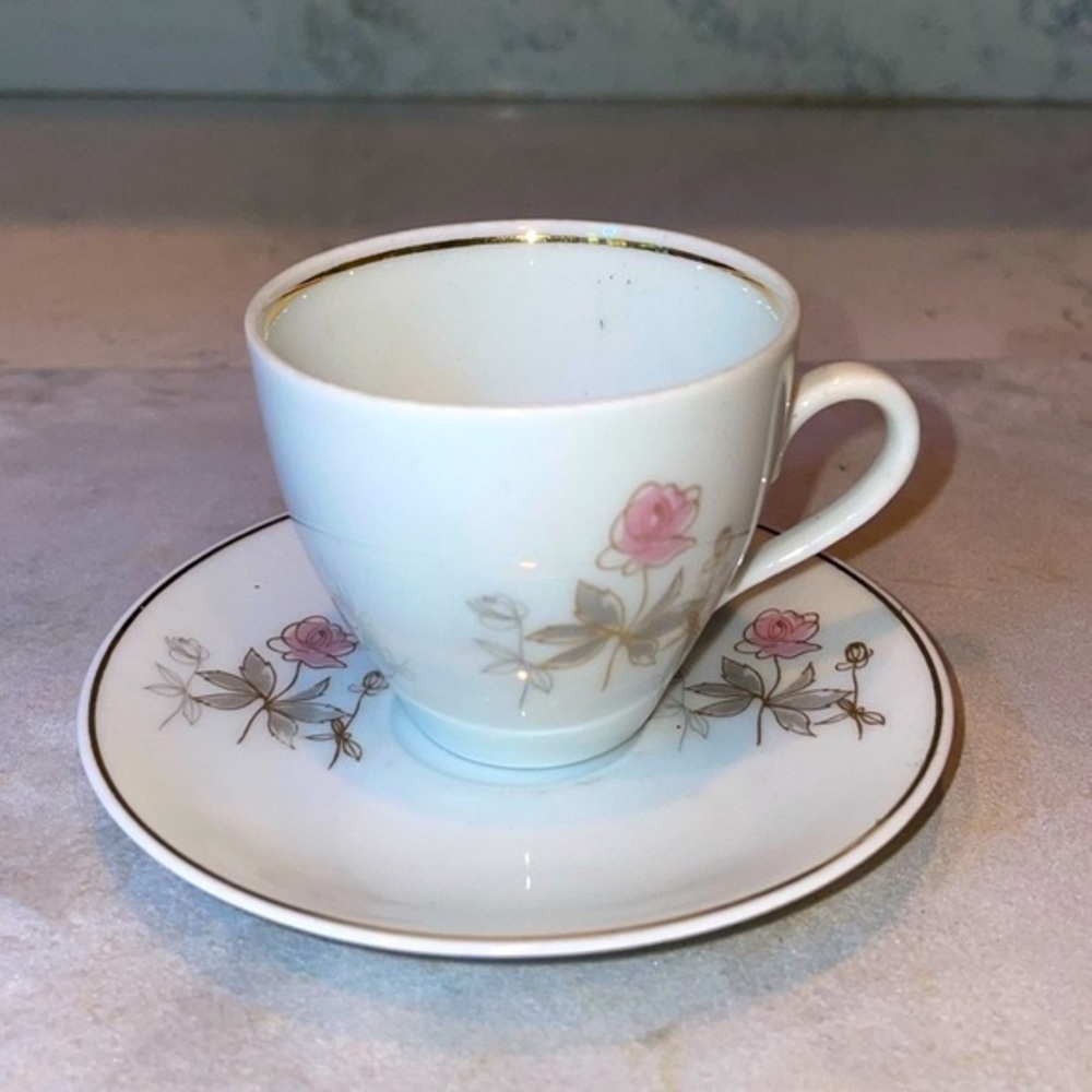 Renner Demitasse Vintage Matching Cup & Saucer Imported From Porto Alegre Brazil